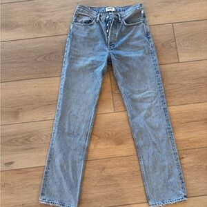 Agolde Women's Straight Leg Jeans - Light Blue